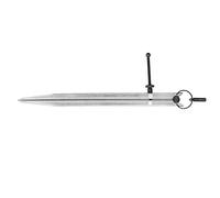 Chrees Divisore a battente, bussola in pelle regolabile con dado a molla, per segnare e strappare legno, plastica, metallo (250 mm)