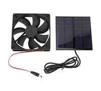 Chrees Efficiente ventilatore di scarico a energia solare per pollaio con design portatile per un clima piacevole e un risparmio energetico per esterni