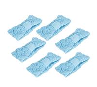 Chrees Fasce per Capelli in Microfibra Morbide e Confortevoli per Cerchietti per Trucco 6 Pezzi, Fasce per Capelli Ispessite e Comode per L'uso Quotidiano, Microfibra Elastica in asst. Colori