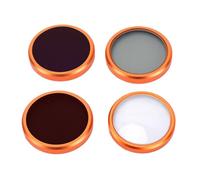 Chrees Filtro per Action Camera Set Cpl Nd8 Nd32 15X Lente Macro | Vetro Ottico, Lega di Alluminio, Contrasto CPL, Controllo Dell'Esposizione, Paesaggi Urbani, Adattamento Action 6, Kit di