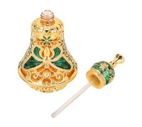 Chrees Flacone di profumo stile orientale vintage smaltato farfalla bottiglia ricaricabile per oli essenziali con meccanismo di chiusura sicuro, per oli profumati e cosmetici liquidi