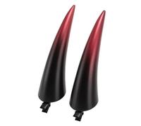 Chrees Forcina per Capelli, Fermagli per Capelli con Corna da Diavolo Realistiche e Leggere per il Tema del Trucco Cosplay della Festa di Halloween (Rosso)