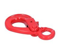 Chrees Ganci di Sollevamento di Sicurezza a Occhiello Autobloccante con Gancio Antiscivolo Resistente 1,12 T per il Trasporto Portuale