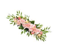 Chrees Ghirlanda di Rose di Seta Artificiale Realistica per Decorazioni per la Casa di Nozze, Stelo di Fiori Flessibile, Facile Manutenzione, 27,56x5,91 Pollici, 1 X Ghirlanda di Rose Artificiali