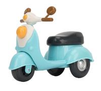 Chrees Giocattolo a forma di moto dal design realistico, in plastica ecologica, piccolo criceto, ornamento da scrivania, adorabile giocattolo per moto, regalo di compleanno per le vacanze