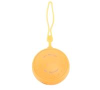 Chrees Giocattolo Antistress Portatile, Mini Sollievo Dall'ansia Vibrazione Ricaricabile con Luci Respiratorie a 265 Colori, Motore Portatile Silenzioso per Adulti e Bambini (Arancia)