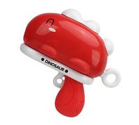 Chrees Giocattolo con Palla da Tiro a Forma di Dinosauro, Divertente Gioco di appiccicosità e Matematica per Bambini con 6 Palline di Peluche, Migliora la Coordinazione Occhio-man (Rossa)