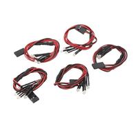 Chrees Kit Luci per Auto RC a 4 LED con Eccellente Materiale Siliconico per Auto da Arrampicata Axial SCX24 C10 1/24 1/18