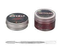 Chrees Kit per il Trucco SFX di Halloween, Cera per Effetti Speciali Sulla Pelle con Sangue Finto per Feste Cosplay con Cicatrici