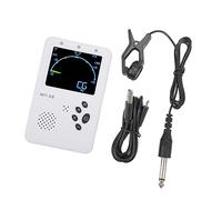 Chrees Metronomo e Accordatore, Generatore di Metronomo Digitale 3 in 1 con Ampio Display e Conteggio Vocale, per Chitarra, Violino, Pipa, Guzheng e Tutti gli strumenti.