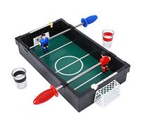 Chrees Mini Gioco Di Calcio Balilla Gioco Di Calcio Balilla Di Biliardino Realizzato in Plastica ABS Di Piccole Dimensioni Leggero per Divertimento Interattivo con gli Amici