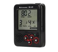Chrees Mini metronomo, metronomo digitale LCD con 12 sillabe accurate, 5 toni integrati, ricarica USB, batteria al litio da 1000 mAh, per pianoforte, violino e chitarra