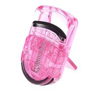 Chrees Mini pinza per ciglia portatile, morsetto/supporto per arricciacapelli/supporto per occhi incantevoli, materiale ABS, strumenti cosmetici per il trucco donna (rosa)