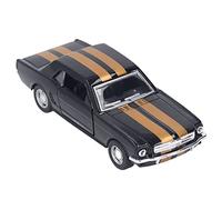 Chrees Modello di Auto Retro, Giocattolo del Veicolo Classico in Lega Scala 1/32 con Porte Aperte, per Bambini Collezionisti, Regali di Vacanza di Compleanno (nero)