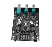 Chrees Modulo amplificatore audio Bluetooth 5.0, 50 W + 50 W, scheda amplificatore stereo a doppio canale con controllo basso alto e protezione da surriscaldamento, per altoparlanti passivi DC9-24
