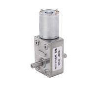 Chrees Motore a Vite Senza Fine Compatto Mini Turbina Autobloccante DC Motoriduttore a Vite Senza Fine per Ventilatore Elettrico DC24V (18 giri/min)