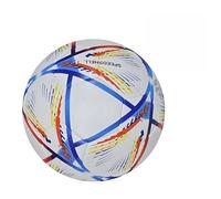Chrees Pallone da Calcio da Allenamento Calcio per Adulti per Uomo Senior PU n. 5 Pallone Gonfiabile in Pelle Morbida con Rivestimento Termico con Superficie in Tess
