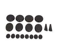 Chrees Pietre per Massaggio Hot Stone 18 Pezzi, Terapia del Calore Al Basalto per il Relax Muscolare con Scatola più Calda, Assistenza Domiciliare Spa (220 V Spina europea)