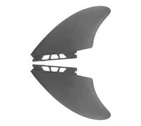 Chrees Pinna da Surf Gonfiabile a direttività Stabile per il Surf Offshore Nera 1 Paio di Pinne per Longboard Adatte a Tutti i Livelli di difficoltà