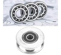 Chrees Ruota di cuscinetto, puleggia e disco di blocco, ad alta resistenza, per blocco (diametro 48 mm)