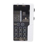 Chrees Scheda Portatile con Voce, Bluetooth con 8 Effetti Sonori e Riverbero, per Giochi in Streaming Live, Registrazioni di Canti, Compatibile con L'altoparlante del