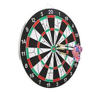 Chrees Set di Freccette Floccanti su Due Lati Kit di Freccette Gioco da Tavolo per con 6 per Bambini Adulti Famiglia Divertimento Al Coperto All'aperto