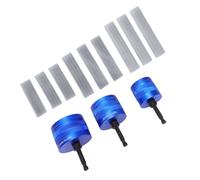 Chrees Set di Scovolini in Rame Kit di Rimozione Vernice per Lucidatura Efficace e Resistente All'usura per Utensili Idraulici in Metallo con Spazzole di Ricambio per Albero Universale