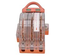 Chrees Sezionatore a Coltello Tripolare Sezionatore a Doppia Mandata 3P AC380V 225A con Indicatori LED e Morsetti a Lama Rinforzati per Uso Industriale e Domestico
