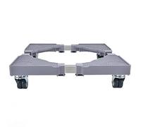 Chrees Staffa Base Mobile per Lavatrice con Piedini Antiscivolo in TPU per Supporto Stabile e Antiurto, Adatta a Diversi Modelli, 17,3-24,4 Pollici X 16,3-23,6 Pollici