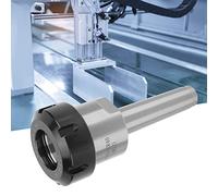 Chrees Supporto per Gambo Portapinza Mandrino Elevata Durezza per Torni CNC MTB3-ER40-M12 Acciaio Al Carbonio Durevole Installazione Conveniente per Operazioni di Lavorazione Argento +