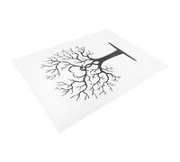 Chrees Tela con impronta digitale per matrimonio, libro di accesso per gli | Materiale resistente ai graffi, viene fornito con tampone di inchiostro, perfetto per baby shower e celebrazioni