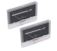 Chrees VU Meter Ad Alta Precisione Misuratore di Livello Preciso Fonometro Professionale con Retroilluminazione Regolabile e Scheda Driver per Studio di Registrazione