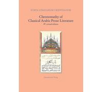 Chrestomathy of Classical Arabic Prose Literature