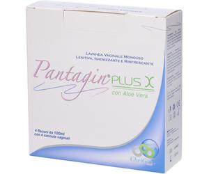 chrigen group Pantagin Plus X Lavanda 4 Flaconi Da 100 Ml + 4 Cannule
