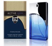 Chris Adams Active Man Eau De Parfum 100ml Profumo Aromatico Floreale Legnoso