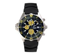 Chris Benz Depthmeter Chronograph CB-C-YELLOWBLACK-KB Orologio da uomo sportivo Batometro
