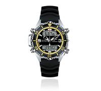 Chris Benz Orologio Quarzo Uomo con Cinturino in caucciú CB-D200X-Y-KBS