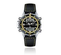 Chris Benz Orologio Quarzo Uomo con Cinturino in caucciú CB-D200X-Y-SBY