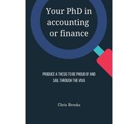 Chris Brooks Your PhD in accounting or finance (Tascabile)