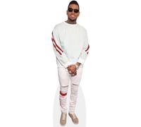 Chris Brown (White Outfit) a grandezza naturale