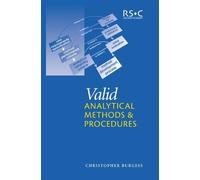 Chris Burgess Valid Analytical Methods and Procedures (Tascabile)