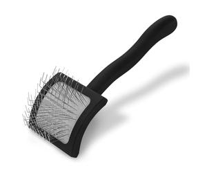 Chris Christensen Baby K Dog Slicker Brush Groom Like a Professional, Fluff Detangle Style, risparmia tempo energia, corallo, piccola