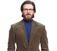 Chris Evans (Dark Green Suit) Half Body Buddy Cutout