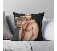 Chris Evans Federa senza camicia Poliestere Lino Velluto Modello Zip Decor Federa Divano Posto Cuscino All'ingrosso