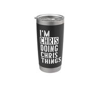 Chris Fare Chris Cose Chris Bicchiere termico in acciaio inox doppia parete