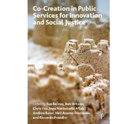 Chris Fox Co-creation in Public Services for Innovation and Social J (Tascabile)