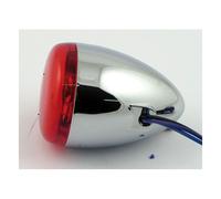 Chris freccia a bullet cromato lente rossa