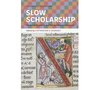 Chris Jones Slow Scholarship (Copertina rigida) Essays and Studies