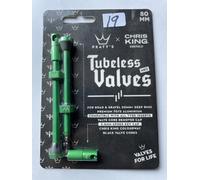 Chris King + Peaty's (MK2) Valvole Tubeless 80Mm Verde 19