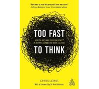 Chris Lewis Too Fast to Think (Tascabile)